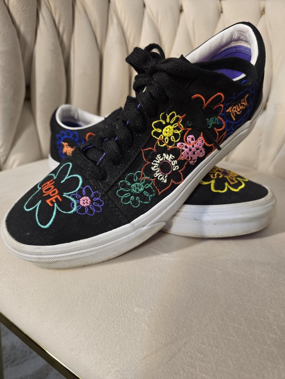 VANS old Skool Care Shoes Multicolor Flowers